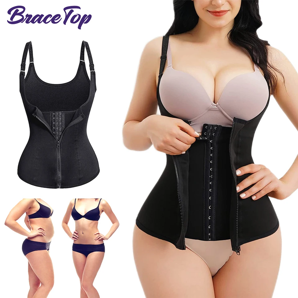 Postpartum Bandage Underbust Corset Waist Trainer Pregnant Women's Recovery Postnatal  Body Shaper Compression Belly Belt Tops