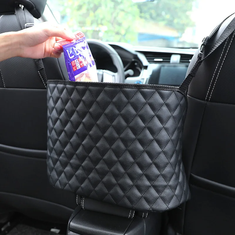 Universal Car Storage Bag Car Rear Seat Back Hanging Nets Pocket Trunk Bag Organizer Auto Stowing Tidying Interior Accessories