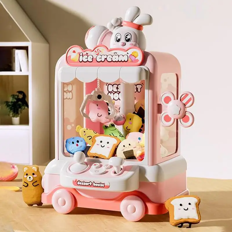 Kids Claw Machine Household Arcade Claw Grabber Vending Dispenser Home Claw Catch Toy Vending Machines For Girls Kids Children 4