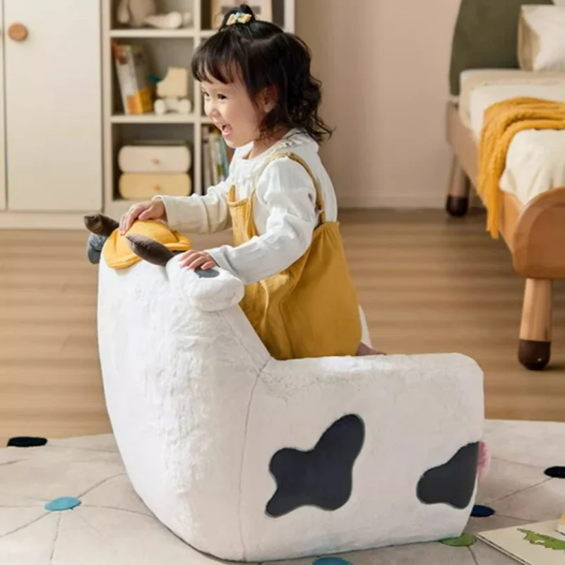 LINSY KIDS Cute Lazy Sofa Sitting Pier Single Children Cartoon Cure Creative Small House Baby Single Seat Leisure Chair