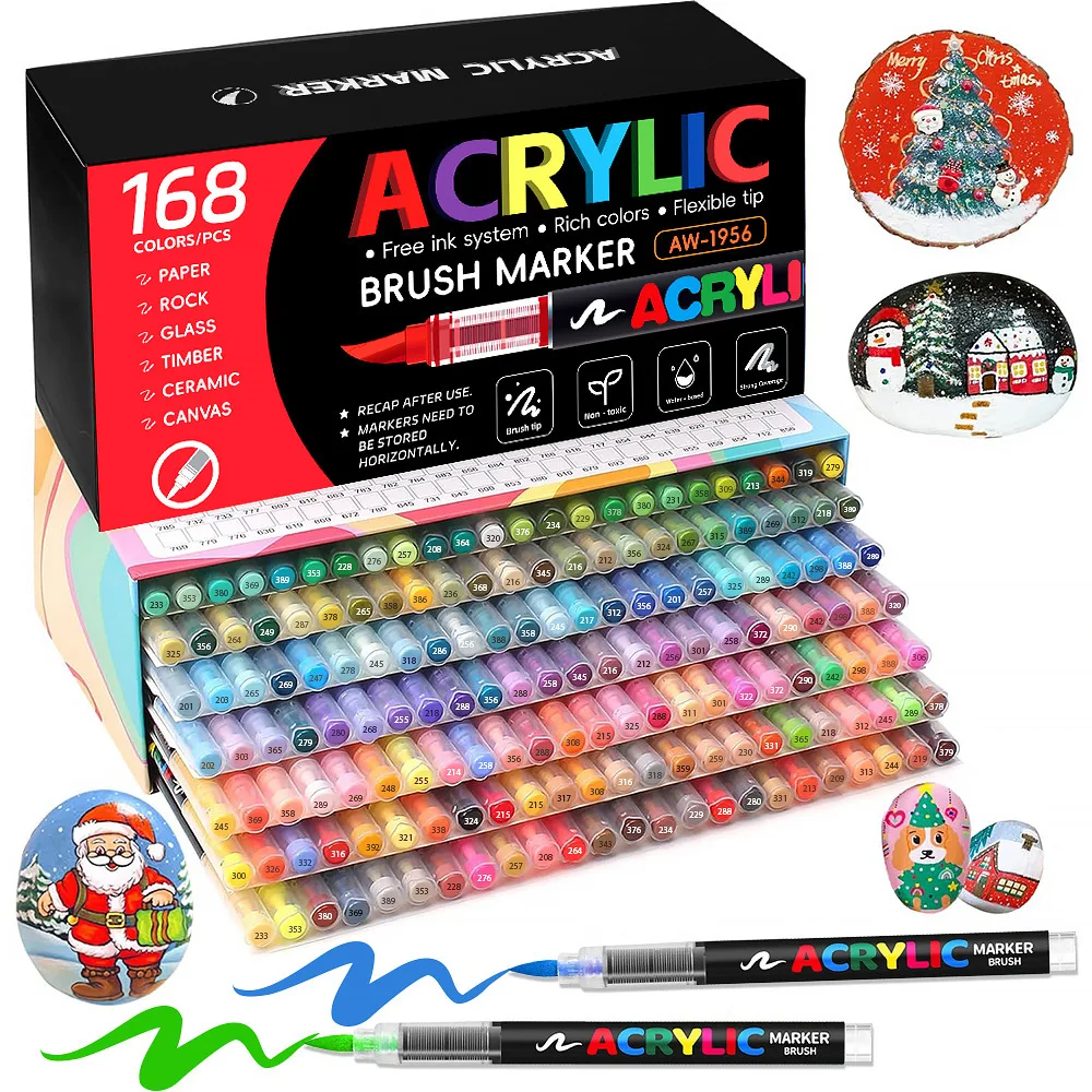 36-Color Acrylic Marker Pen Set 1