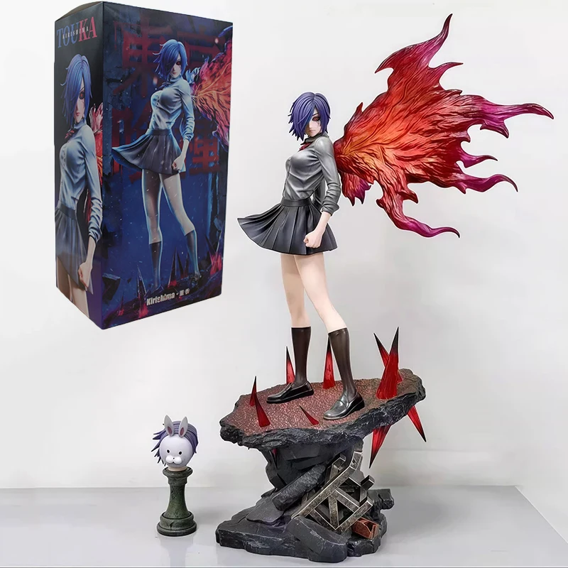 40cm Tokyo Ghoul Kirishima Touka Anime Figure ARTFX J Ken Kaneki/Tohka ...