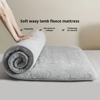 Household Thick and warm lamb wool mattress Foldable tatami mattress 2