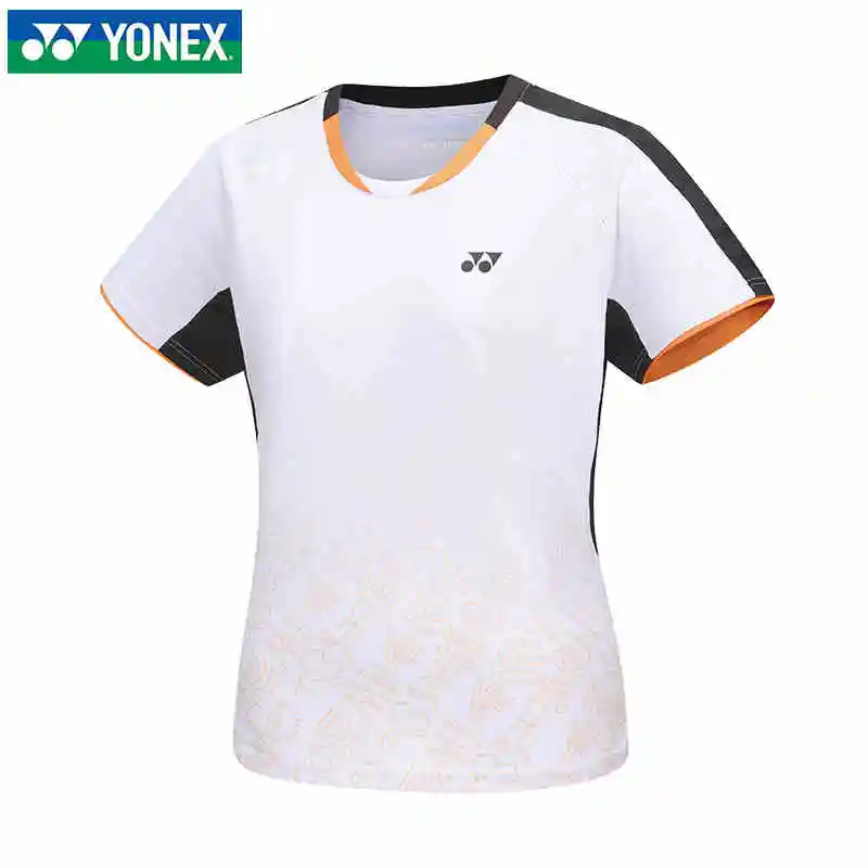 YONEX Men's and Women's Badminton Wear Tops Short Sleeve Quick Dry Sweat-absorbent Breathable Training Suit T-shirts badminton uniforms