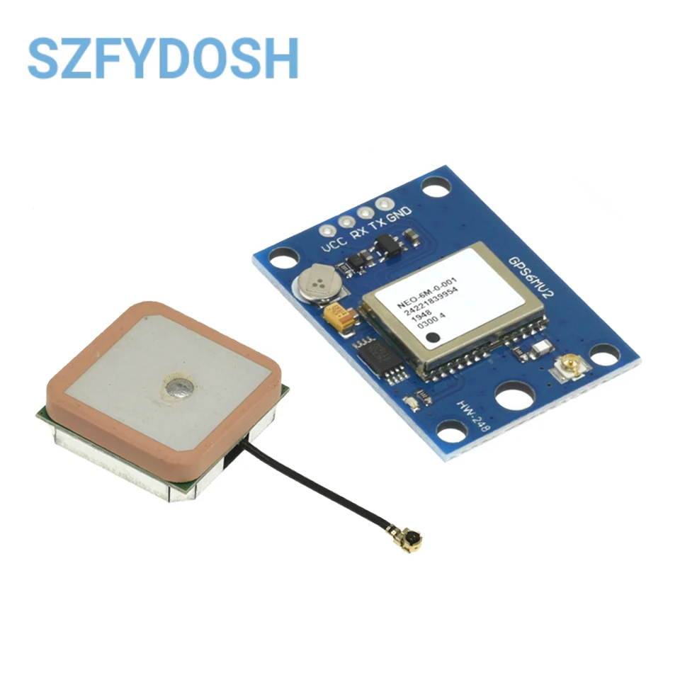 Antenne céramique du module GPS NEO-7M NEO-6M NEO-M8N NEO-M9N pour Arduino en gros plan