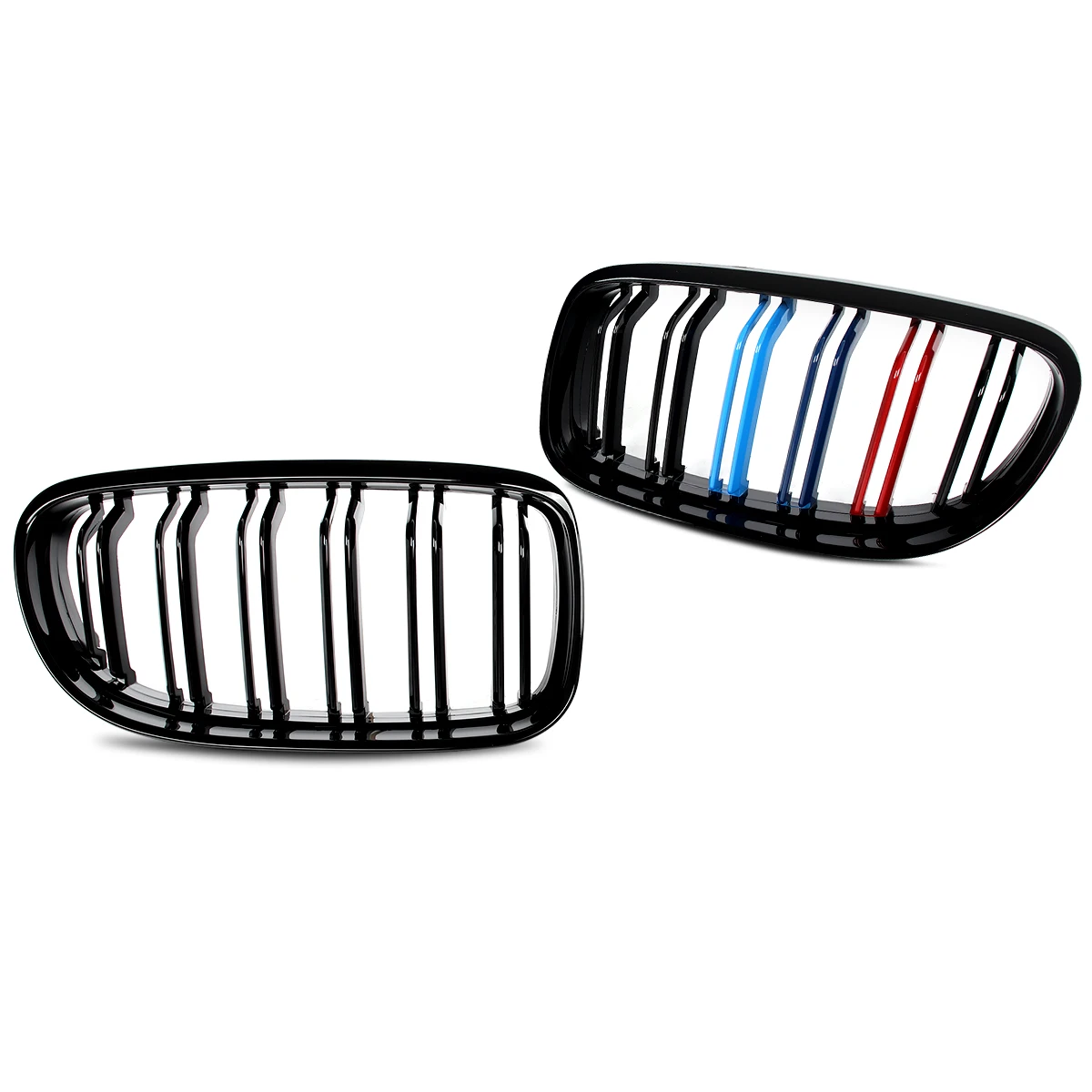 For BMW E90 E91 4DR LCI 323i 325i 328i 2009 -2011 M-Color Front Bumper Kidney Grill