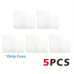Clear PET Display Box Protector Case, Anti - Scratch & Dustproof Collector Storage for Elite Trainer Box, Available in 5/10PCS (5pcs)