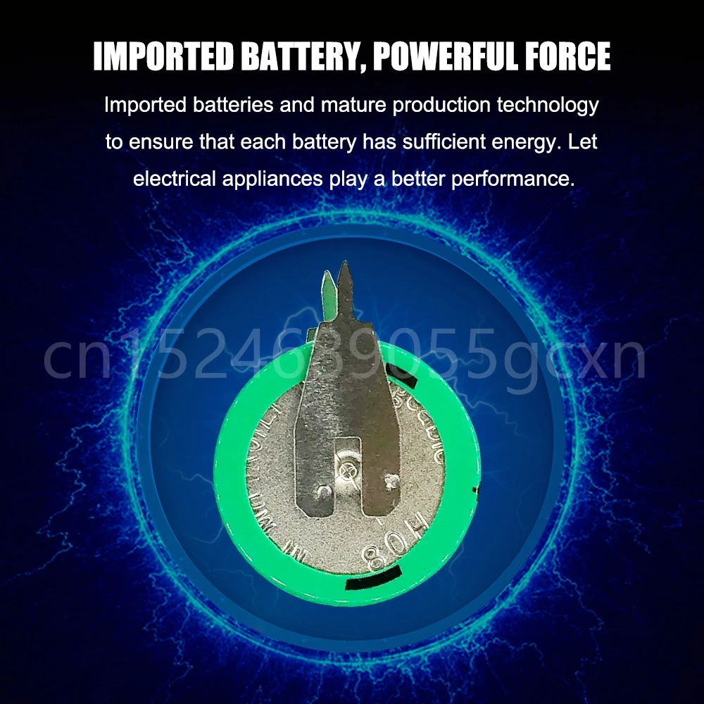 1-5PCS 1.2V 80mAh Ni-MH Rechargeable Battery With Solder Pins For Solar Equipment Perpetual Calendar Lawn Lamp Electric Toys