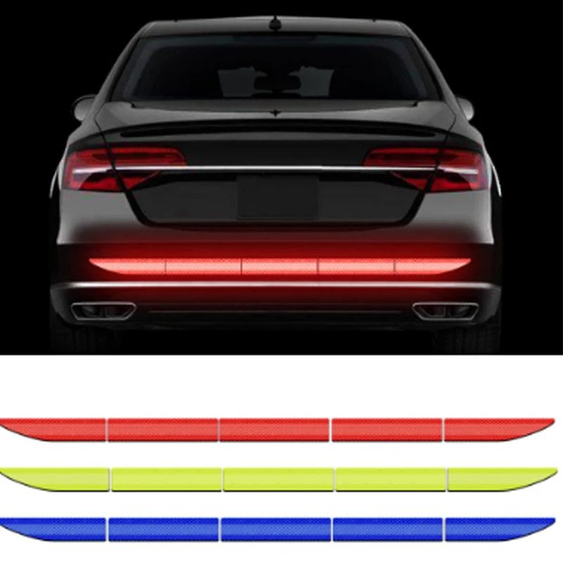 

5pcs/set Car Reflectante Reflector Sticker Car Body Trunk Exterior Auto Accessories Reflective Tape Reflex Exterior Warning