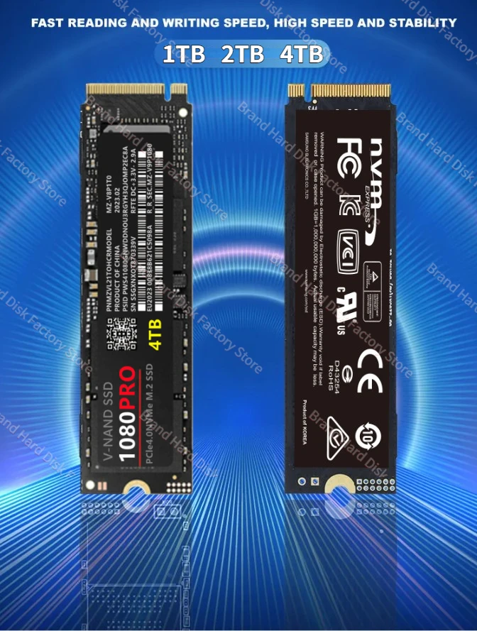 ũž PC PS5  ƮϿ ָ Ʈ ϵ ũ, α 1080PRO 4TB SSD, SSD M2 2280 PCIe 4.0 NVME б 14500 MB/S