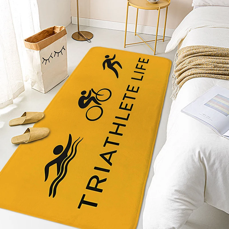 

Kitchen Treadmill Rugs Triathlon Carpet for Home Entrance Door Doormat Custom House Interior Entrance Sleeping Room Foot Mat
