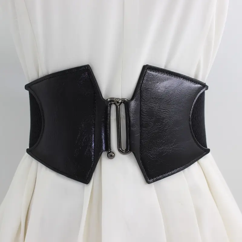 Elastic Corset Belts Designer Ladies Waist Wide Stretch Cummerbunds Female Big Dress Corsets Belt Girls
