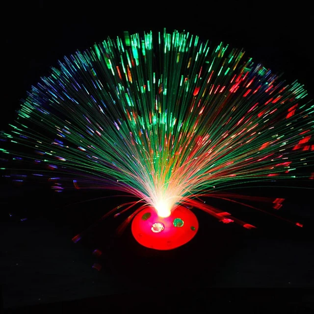 Beautiful Colorful LED Fiber Nightlight Lamp Romantic Night Light Light Luminous Toys projecting on wall or ceiling 2