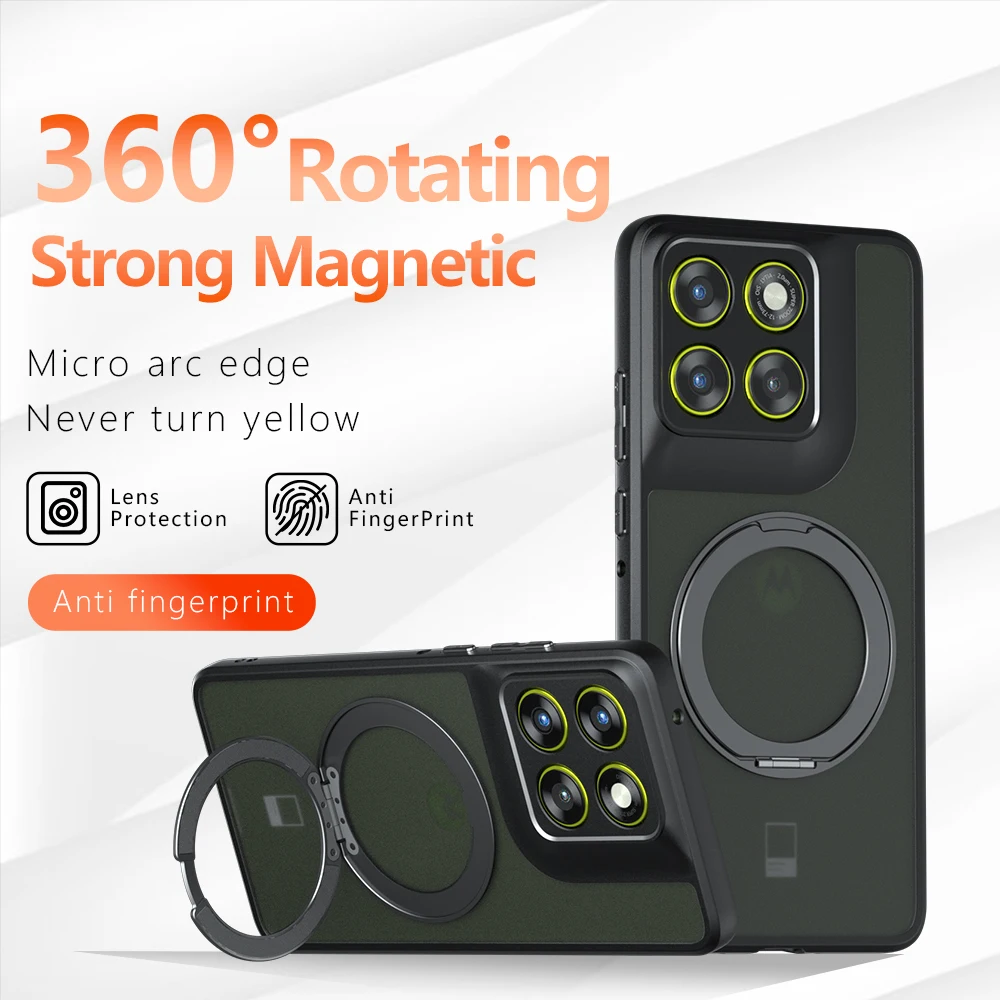 Rotating Ring Stand Matte Phone Case