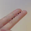 Trendy Mini Rhinestones Stud Earrings for Women Girls Maintain Ear Holes  Jewelry Cute Round Geometry Small Earrings Accessories 2