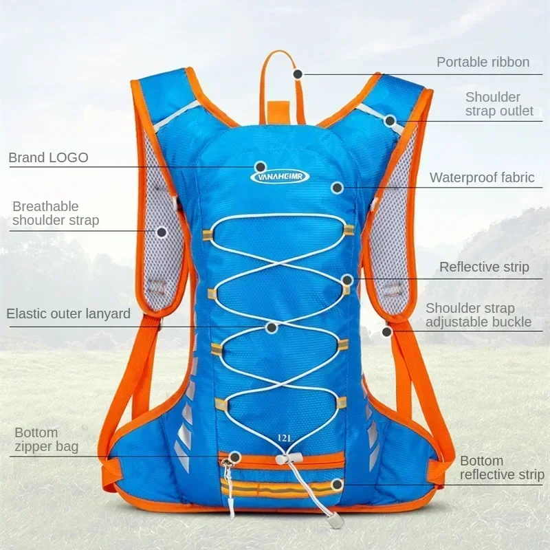 Outdoor Cycling Backpack Portable Waterproof Bicycle Bags Outdoor Sports Climbing Hiking Pouch MTB Road Bike Hydration Backpack bike bag bicycle bag hydration pack outdoor backpack