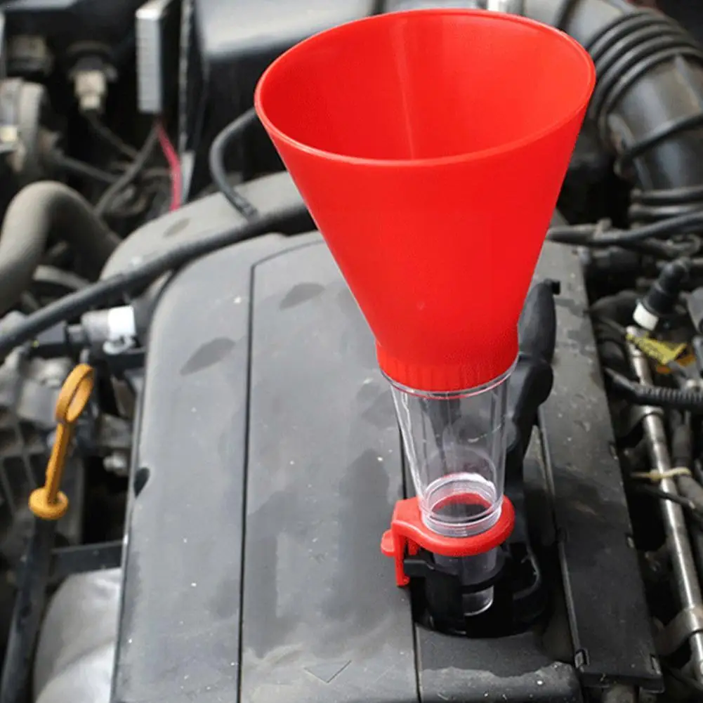 

Car Truck Engine Oil Funnel Adjustable Fixed Bracket Filling Spout Pour Tool Kit Car Acessories For Women Car Oil Change To U2X5