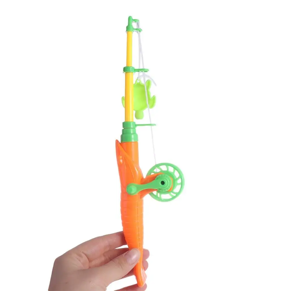 Boys and Girls Magnetic Fishing Rod Magnet Hooks Fishing Poles Fish Model Great Performance Retractable Fishing Educational
