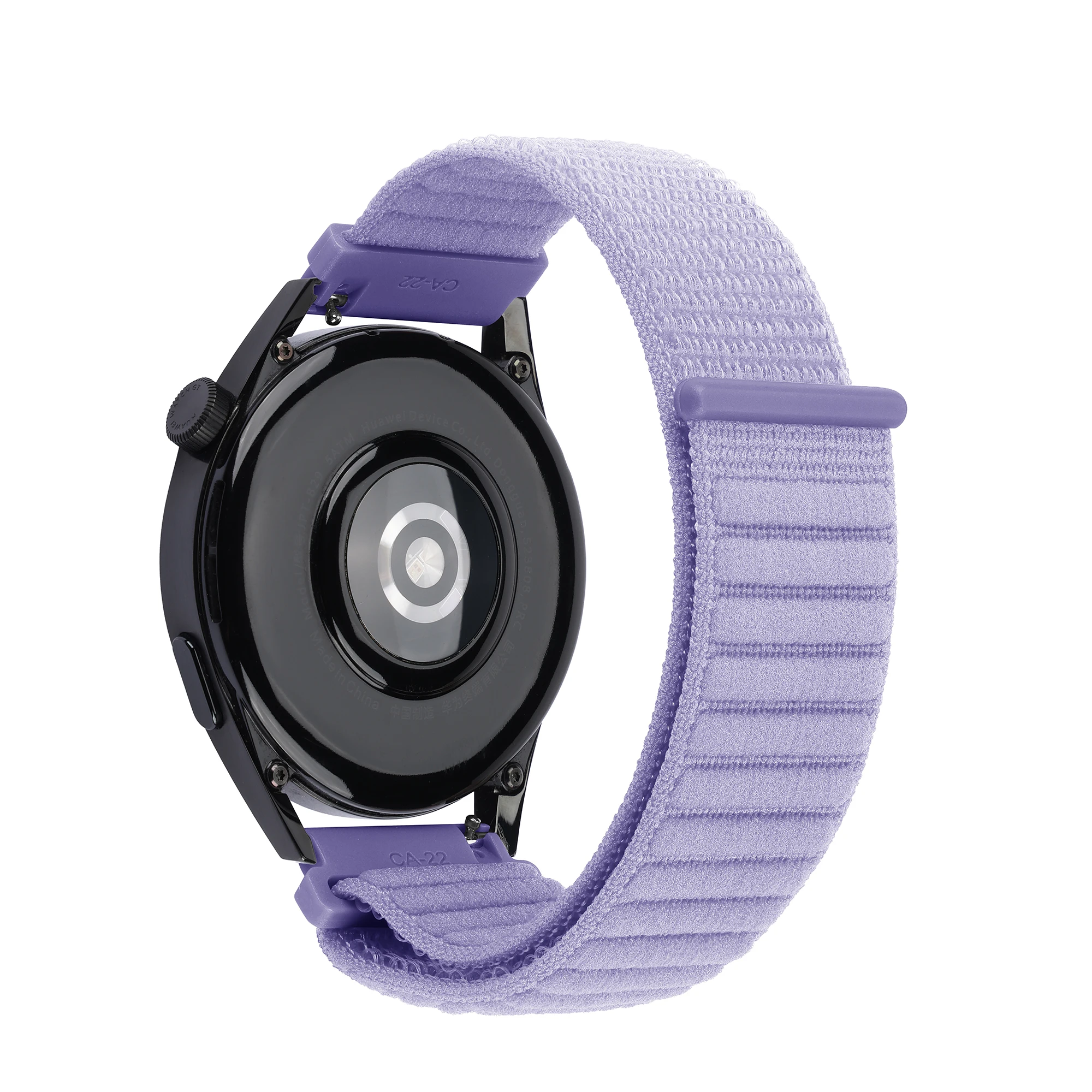 Nylon Velcro Strap Braided Bracelet Band - 20/22mm Adjustable Watchband