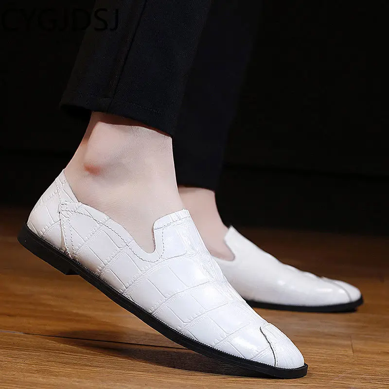 

Leather Shoes for Men Loafers Men Casuales Office 2024 Designer Sneakers Slip on Shoes Men Casual Shoes Italiano Chaussure Homme
