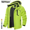 TACVASEN Spring Autumn Lightweight Jackets Mens Mesh Lined Waterproof Rain Jacket Outdoor Fishing Hiking Jacket Male Windbreaker 3