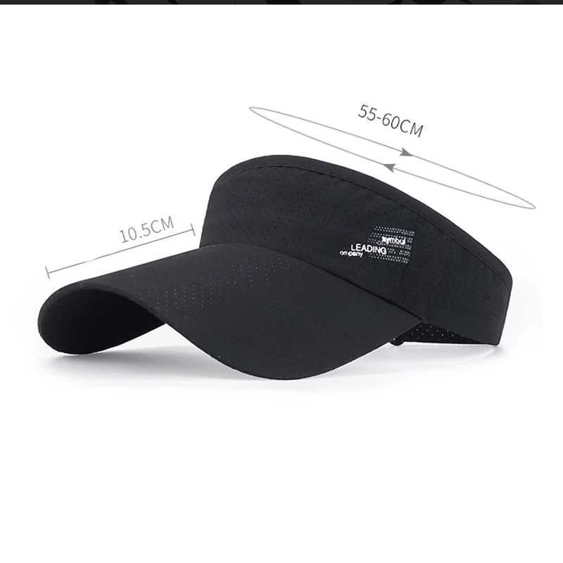 Hot Sale Fashion Summer Sport Outdoor Sun Big Brim Empty Top Baseball Caps Quick Dry Hats for Women& Men Golf Hat_voghion.com