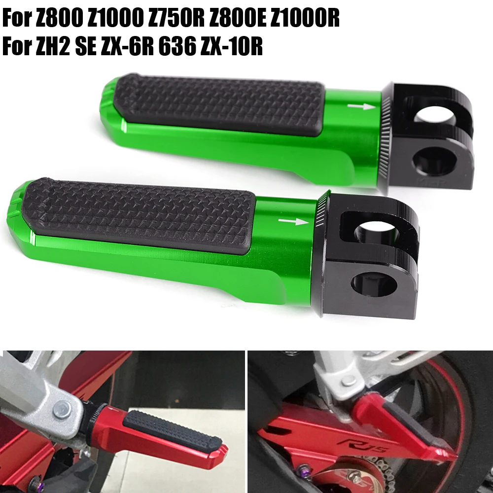 

Передние Подножки для каскадника, подножки для Kawasaki Z800, Z1000, ZX-6R 636, Z750R, Z800E, Z1000R, ZX10R, ZX6R