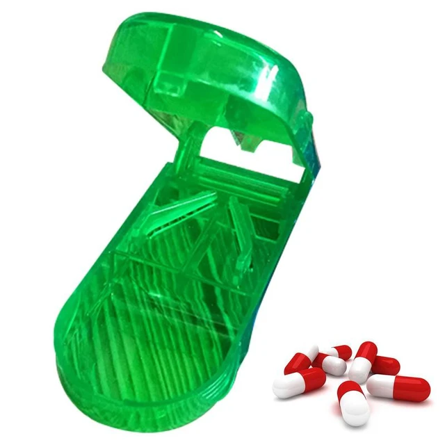 Piccolo divisore per pillole tagliapillole trasparente e divisore con  Dispenser frantoio per medicinali da viaggio per uomini e donne staccabile  - AliExpress
