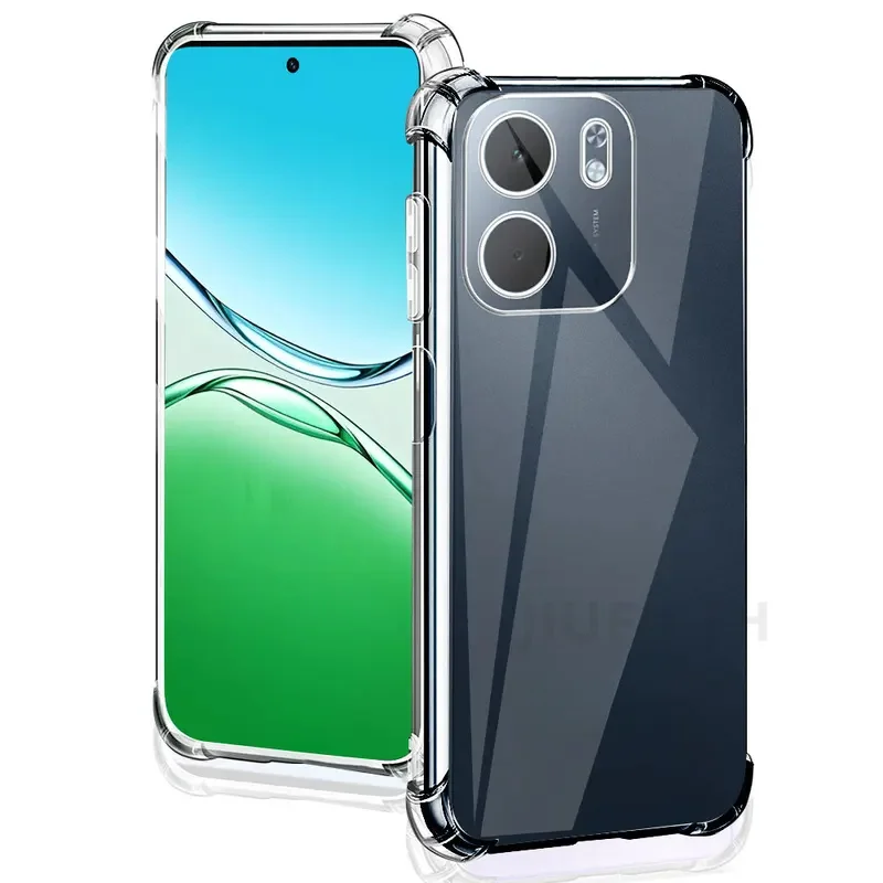 Transparent Shockproof Silicone Phone Case with Airbag Protection