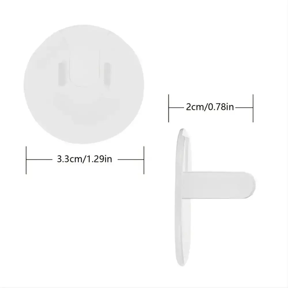 10pcs American Standard Socket Covers Clear Color Electrical Outlet Child Proofing