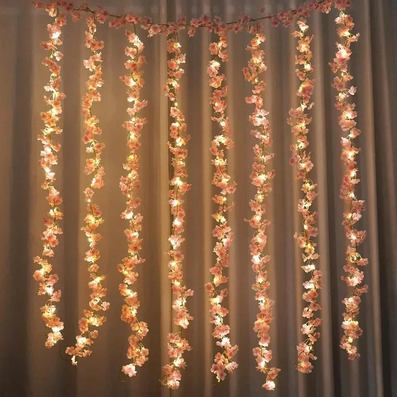 MyGiftHome Artificial Sakura Vine Fake Hanging Flower Decoration (1PC)