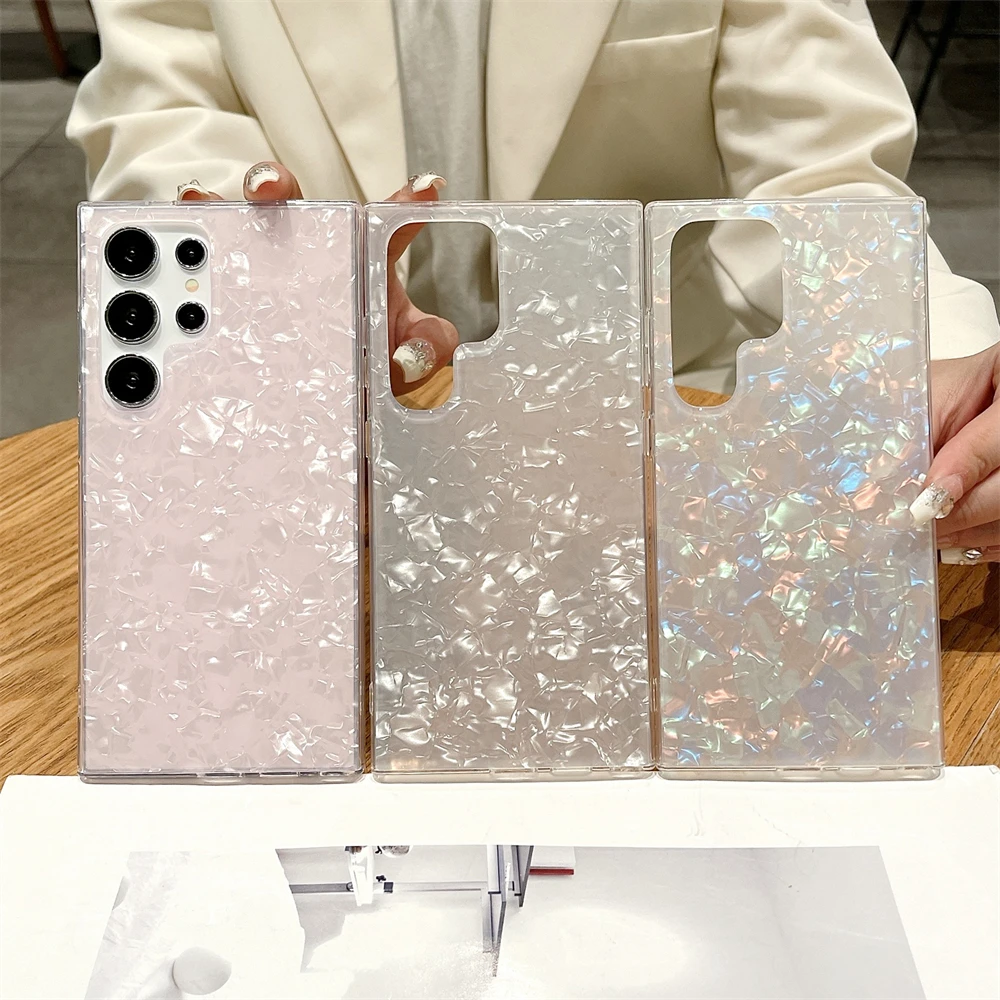 Glitter Dream Shell Marble Shockproof Phone Case