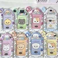 New Ins Korean Kpop Group Card Holder Bus Card Bank ID Card Protective Display Sleeves Students Bag Pendant Gift 1