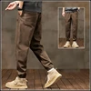 Bright Line Decoration Autumn Elastic Daily Cargo Jeans Men All-match Trousers Trendyol Loose Elastic Waist Comfortable Pants 2