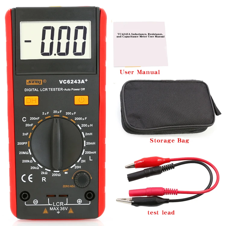 SZBJ LCR tester Inductance Meter VC6243A specialized instrument for measuring inductance capacitance and resistance