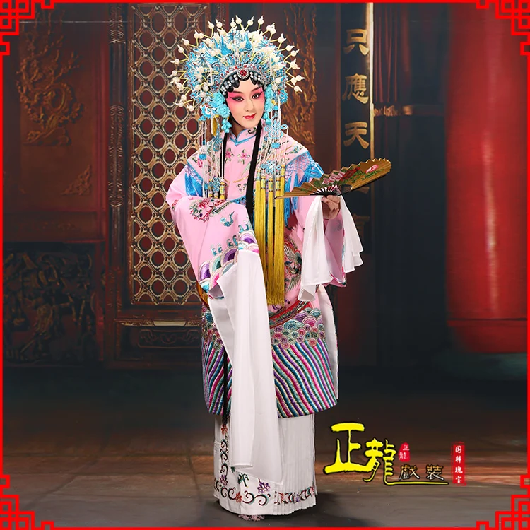 Costume Women's Peking Opera Play Costume Drama Collection Performance Phoenix Coronet Cape Decoration