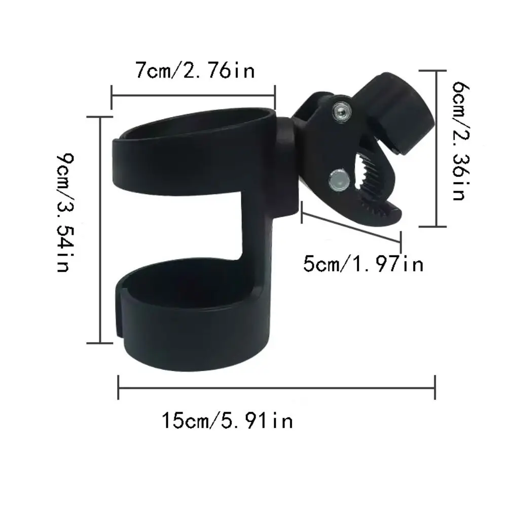 Baby Pram Baby Stroller Cup Holder Anti-Slip 360° Rotate Bicycle Water Bottle Holder Pushchair Accessories Multi-function