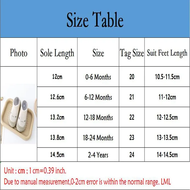 Chart Size De Zapatos De Bebe Shoe Size Calzado De Bebe Tallas
