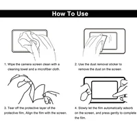 Pack 2 Protectores Cámara Vidrio Templado Canon EOS R/R6/R7/R8/R10/R50/RP — 9H 6