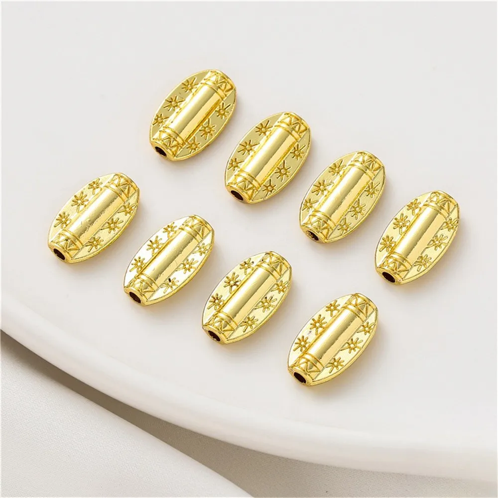 

Раздельная трубка из 18-каратного золота, аксессуары «сделай сам», свободное женское ожерелье, материалы для ювелирных изделий B078