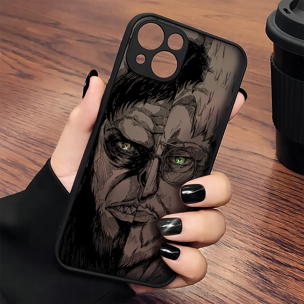 Vibrant Attack On Titan Anime Phone Case - Striking Design