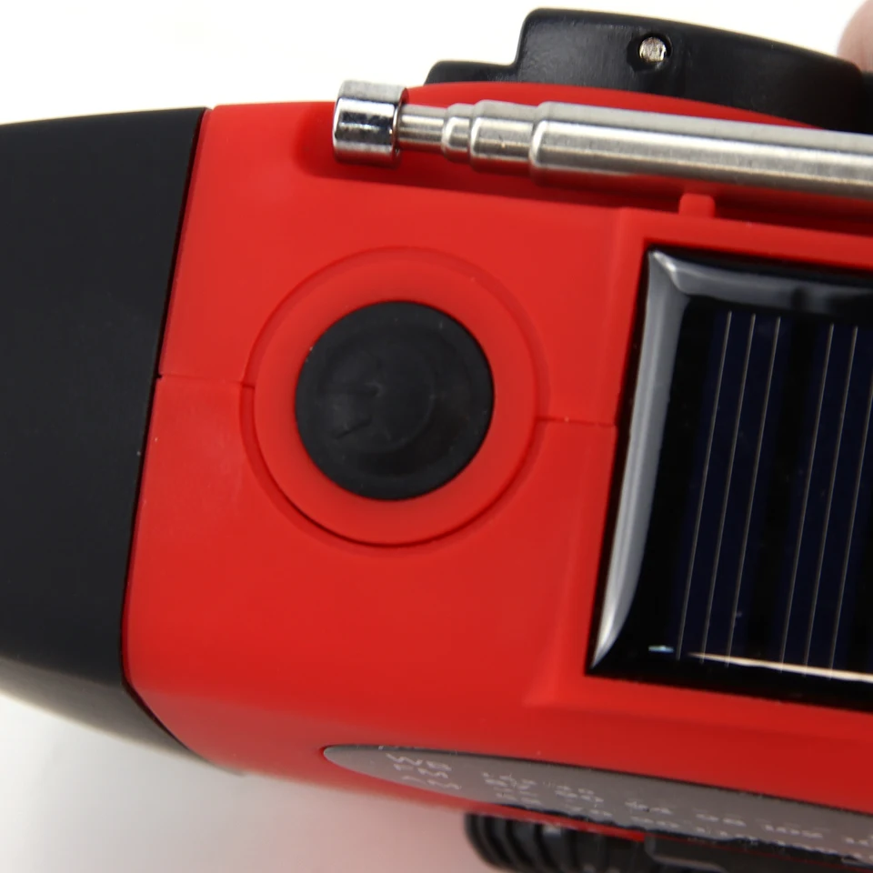 Portable Radio D'Urgence Solaire À Manivelle,3600Mah Multifonction