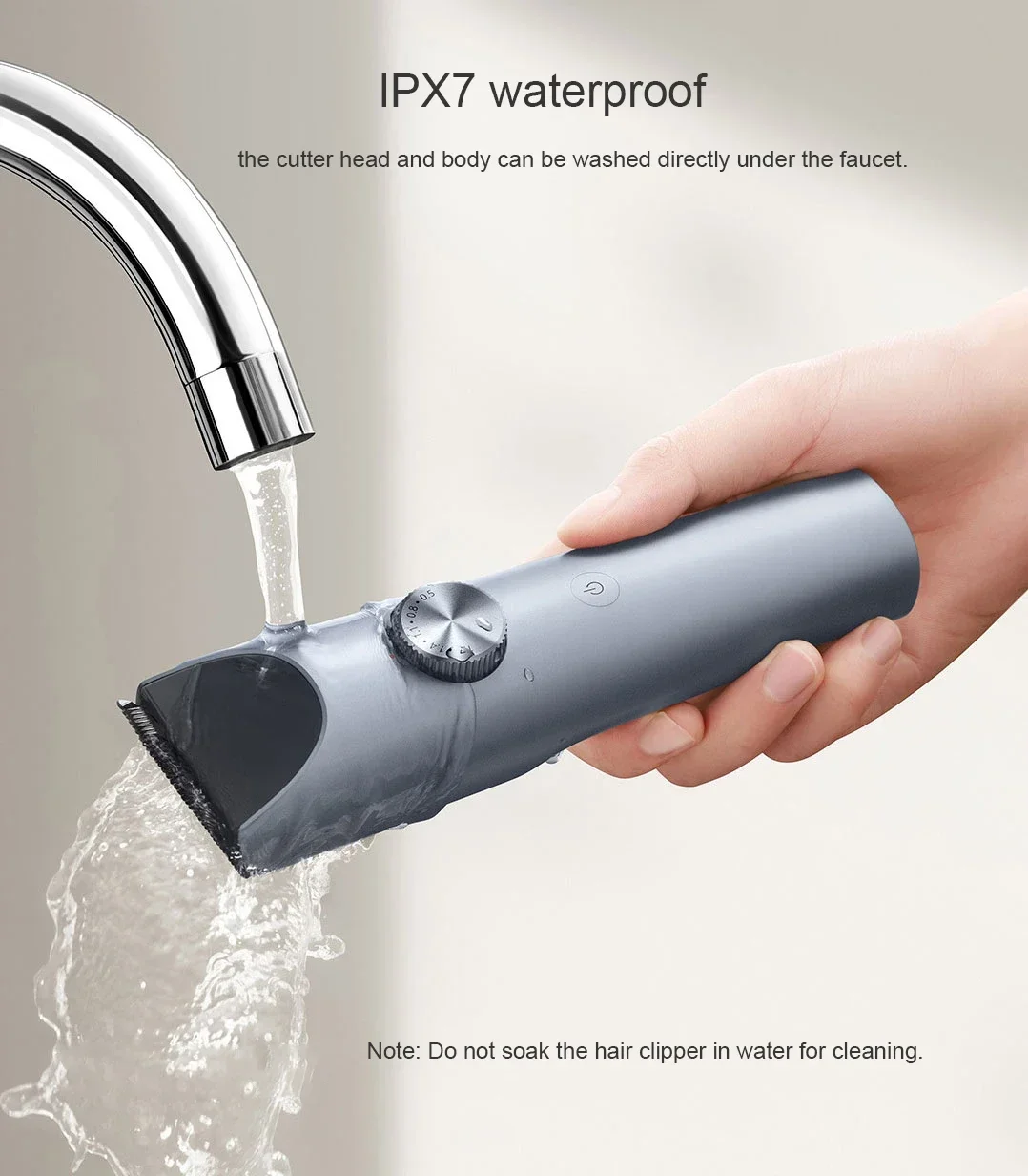 XIAOMI Mijia Electric Clipper Mens Professional Cutting hine Home Use Cordless Rechargeable Barber Hair Trimmer_voghion.com