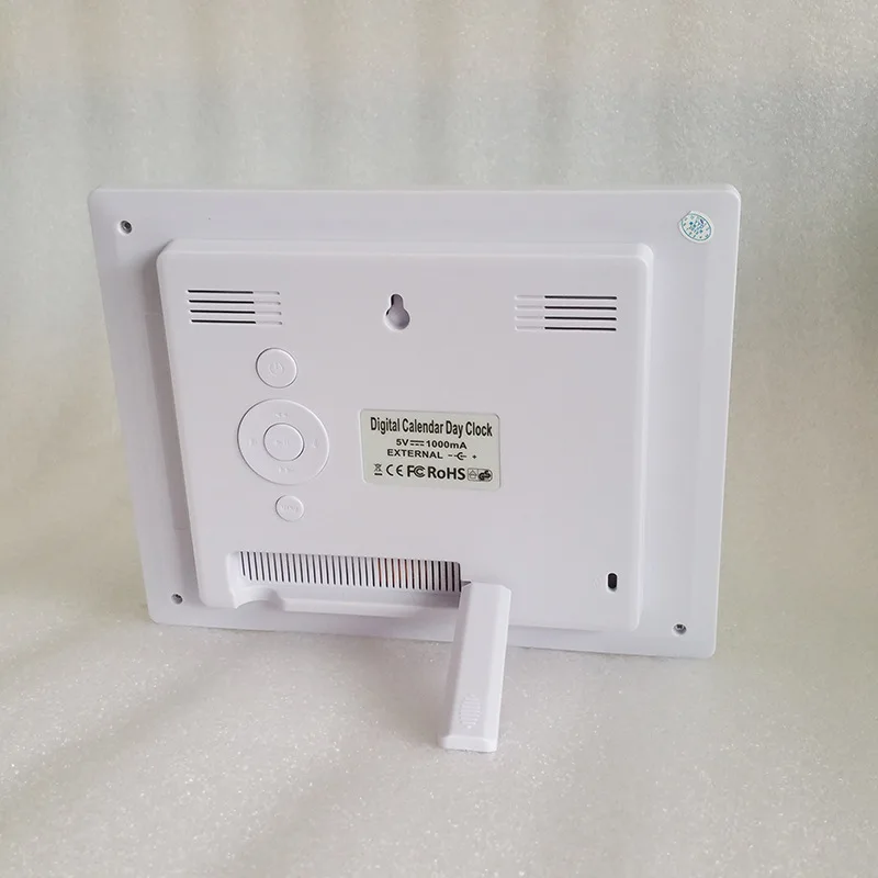 8 Inch Alarm -Dementia Clock With Reminders& Large Digital Calendar Clock With Date Helps Memory Loss/Alzheimer's