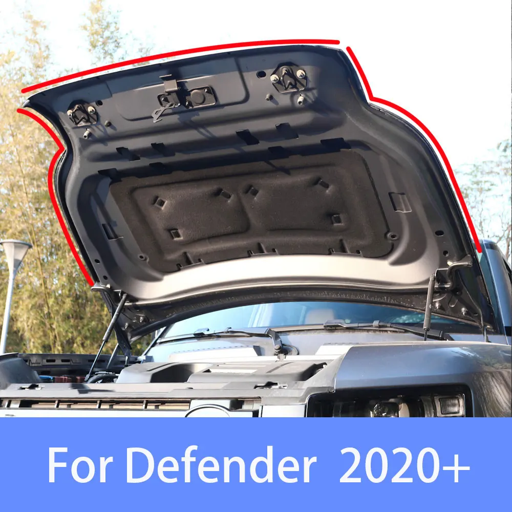 Land Rover Defender 90 110 도어 방음 스트립 씰링 스트립 먼지 및 소음 감소 장식 수정
