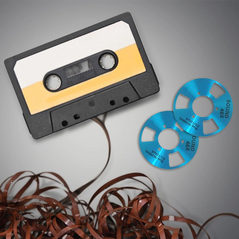 DIY Homemade Making Music Open Reel Cassette Tape Kit Aluminum Reel To Reel  Blank Cassette Tape Kit for Audio Music Recording
