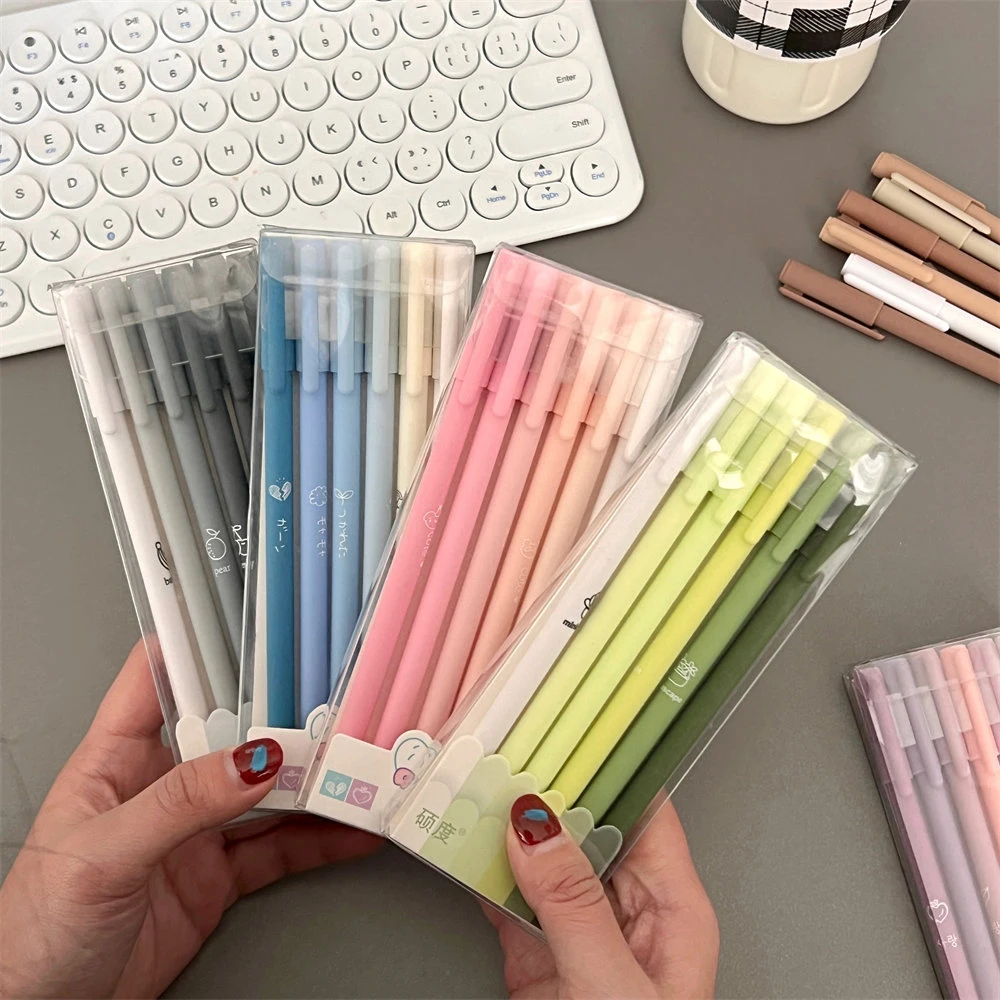 Gel pens 6Pcs Gradient Color Gels Packs Gel Pens for Writing Noting