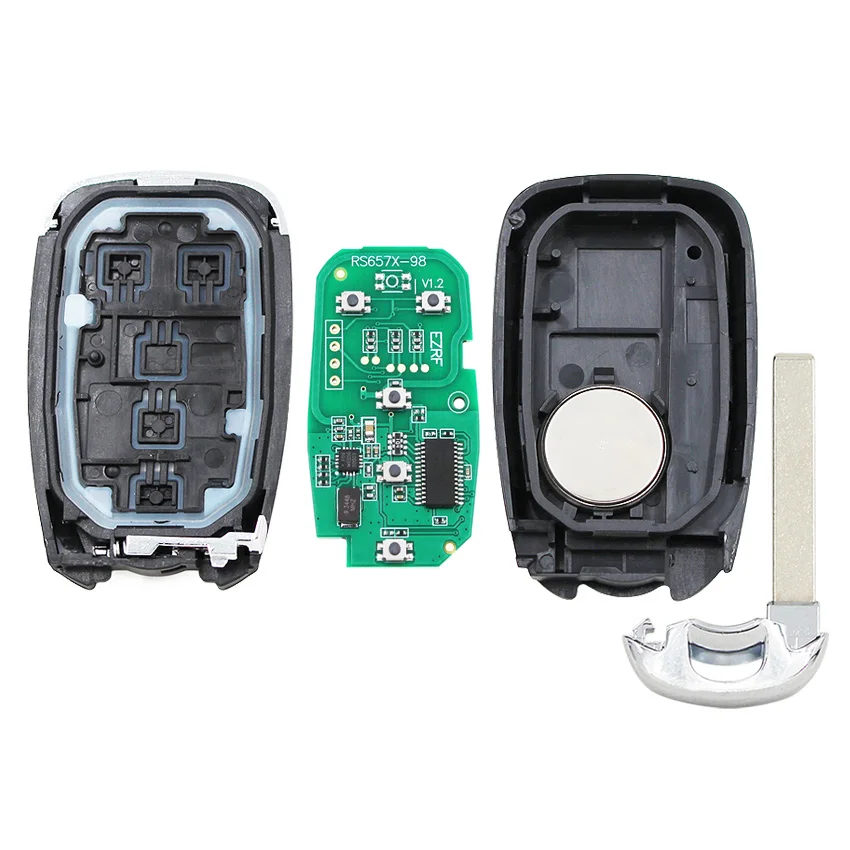 Smart 4 5 Button Remote Key Fob 433MHz with ID46 Chip For Chevrolet Camaro Equinox Cruze Malibu Spark HYQ4EA with Emergency Key car remote key car key