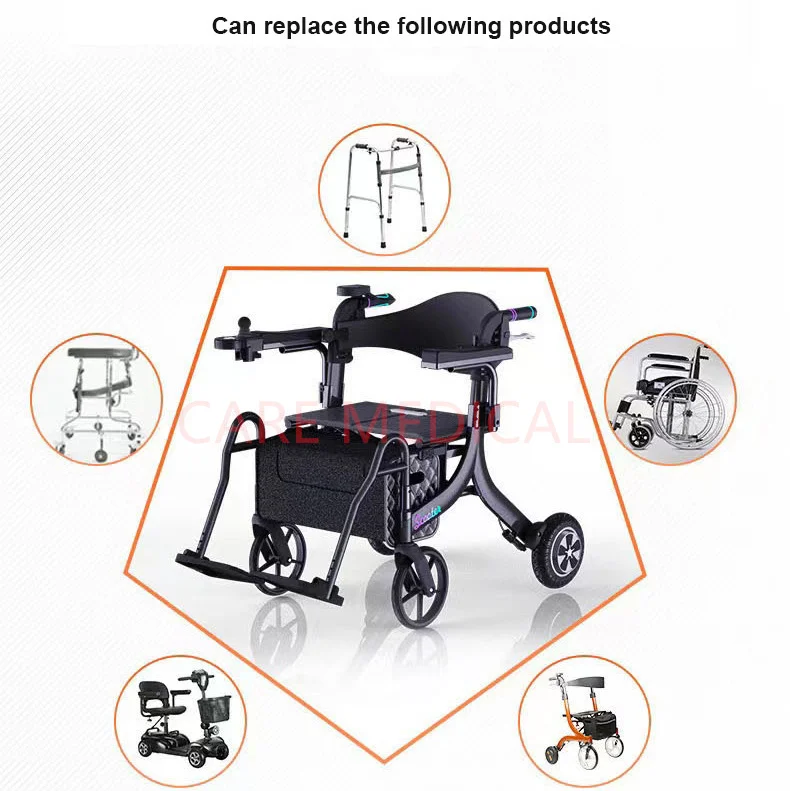 Multipurpose Lightweight Adult Walker 500W Scooter Electric Wheel Chair for Senior Disabled