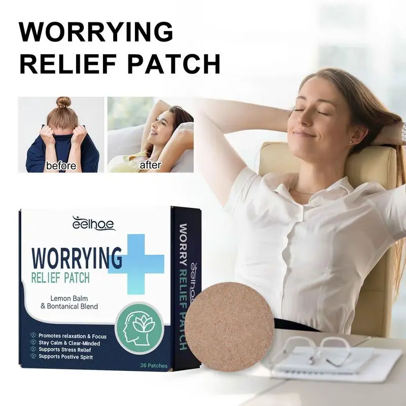 

36 PCS Natural Patch Ear And Belly Plant relief Patch With Natural Herbal Ingredients Patches Last 72 Hours For Adults And Kids